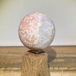 Pink Amethyst and Quartz Sphere